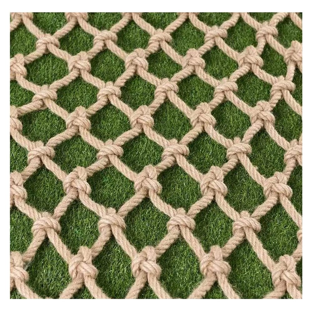 Children Rope Net Climbing, Safety Nets Cargo Rope Ladder Truck Trailer Heavy Duty Netting Balcony Banister Stair Protection Fence Decor Mesh Grid 10cm (Size : 1 * 7m(3 * 22ft))