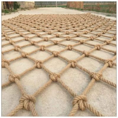 Cargo Net Decor, Treehouse Rope Ladder Truck Trailer Heavy Duty Safety Netting Playground Railing Rope Net Indoor Balcony Fence Stair Protection (Size : 1 * 1m(3 * 3ft))