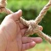 Cargo Net Decor, Treehouse Rope Ladder Truck Trailer Heavy Duty Safety Netting Playground Railing Rope Net Indoor Balcony Fence Stair Protection (Size : 1 * 1m(3 * 3ft)) view 2