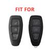 OTMIK Silicone Car Key Cover Case Compatible with Ford Focus Kuga Accessories Soft Car Key Shell 3 Buttons (Blue) view 2