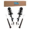 TRQ Front and Rear Complete Strut Assembly & Shock Absorber Kit Complete view 1