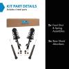 TRQ Front and Rear Complete Strut Assembly & Shock Absorber Kit Complete view 2