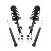 TRQ Front and Rear Complete Strut Assembly & Shock Absorber Kit Complete view 3