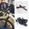 SING F LTD 2PCS M4 Titanium Bolts for Bicycle Disc Brake Pad Threaded Pin Inserts Screw Disc Brake Pad Pin Axle for Threaded Hydraulic Disk Caliper Black view 4