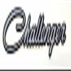 Dodge Challenger Script Steel Magnet - Grey (Magnet - 7" X 1.5") view 2