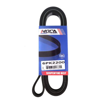 WINBEST Serpentine Belt 6PK2200 Compatible with 1985-1999 for Cadillac Seville DeVille, 2007-2011 for Dodge Nitro, 2000-2005 for Ford Explorer, 2001-2009 for Mazda B4000