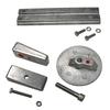 Zinc Anode Kit for Mercury Verado 4 Cylinder Outboards Includes Hardware Replaces Mercury 97-8M0107551, Quicksilver 97-8M0107550, Tecnoseal 20814, Seachoice 95101, Martyr CMVERADO4KITZ view 1