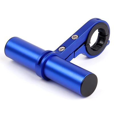 Cuifati Handlebar Bracket Extension Handlebar Extender 14lbs/6kg Load Bearing Bracket for Motorcycle (Blue)