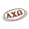 Alpha Chi Omega Greek Letter Oval Decal view 1