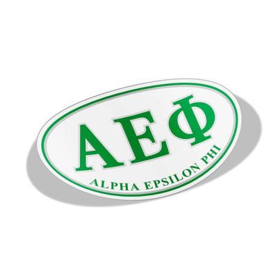 Alpha Epsilon Phi Greek Letter Oval Decal