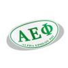 Alpha Epsilon Phi Greek Letter Oval Decal view 1