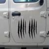Minglewood Trading Claw Scratch Marks Vinyl Sticker - Bear Wildcat Wild Animal - Die Cut Decal - 9w x 6h inches - Red view 2