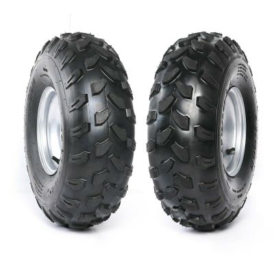 TDPROMOTO Pair of 19x7-8" inch 4PR Wheel Rim Tyre Mini Bike Tires 4PR Tubeless Sport Tires
