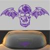Avenged Sevenfold A7X Death Bat Metal Band Vinyl Decal Sticker (20" x 8.75", Purple) view 1