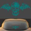 Avenged Sevenfold A7X Death Bat Metal Band Vinyl Decal Sticker (15" x 6.5", Teal) view 1