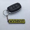 Car Number Plate Key Ring, Car Reg Keyring, Number Plate Keychain view 3