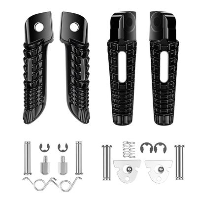 Motorcycle Front Rear Foot Pegs Footrest Fit for Suzuki GSXR GSX-R 600/750/1000 2005-2020