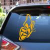 Butterfly Vinyl Decal Sticker Die Cut No Background for Car Boat Laptop Choose Size Color 032904 (24'' x 15.4" (61cm x 39.2cm), Yellow) view 1