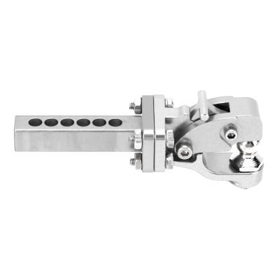 RC Trailer Hook, High Strength Aluminum Alloy Durable Silver Hitch Hook for 1/10 Scale RC Cars Trucks Off-Road Towing Enthusiasts