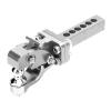 RC Trailer Hook, High Strength Aluminum Alloy Durable Silver Hitch Hook for 1/10 Scale RC Cars Trucks Off-Road Towing Enthusiasts view 3