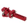 Metal Hitch Trailer Hook, Aluminum Alloy RC Car Trailer Hook High Strength Wear RC Truck Trailer Hook Suitable for 1/10 RC Car(red) Rc Trailer Hitch 1/10 Rc Trailer Hitch view 2