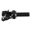 RC Trailer Hitch, High Strength Aluminum Alloy 1/10 Scale Black Finish for Off Road RC Cars Trucks Enthusiasts Hobbyists view 1