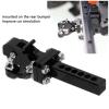 RC Trailer Hitch, High Strength Aluminum Alloy 1/10 Scale Black Finish for Off Road RC Cars Trucks Enthusiasts Hobbyists view 2