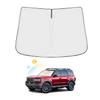Canvcle Windshield Sun Shade for Ford Bronco Sport 2021-2025 2026 Thicken 6-Layer Foldable Front Window Sunshade Sun Visor Protector Block UV Rays Keep Vehicle Cool view 1