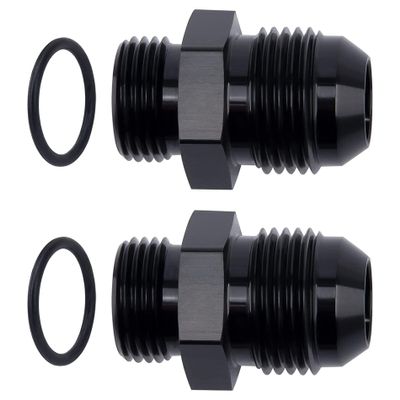EVIL ENERGY 12AN Flare to AN10 ORB Male O-Ring 2PCS Fitting Adapter