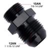 EVIL ENERGY 12AN Flare to AN10 ORB Male O-Ring 2PCS Fitting Adapter view 2
