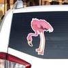Flamingo Pink Vinyl Decal Sticker for Car Boat Laptop Reflective Glossy Choose Size 040104 (8'' x 5.7" (20.3cm x 14.5cm), Glossy) view 1
