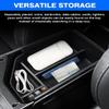 Autorder Center Console Organizer for 2022 2023 2024 2025 Kia EV6 Accessories Armrest Storage Box Secondary Insert Tray with Anti-slip Mat view 3