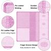 Wisdompro Car Registration and Insurance Holder Premium Glitter PU Leather Vehicle Glove Box Organizers Wallet for Document, License, Card and Other Essentials - Bling Pink view 3