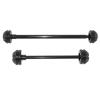 waase Front & Rear Wheel Fork Axle Slider Cap Crash Protector for Suzuki GSX-R 600 750 GSXR600 GSXR750 2006 2007 2008 2009 2010 2011 2012 2013 2014 2015 2016 2017 2018 2019 2020 2021 (Black) view 2