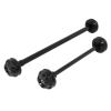 waase Front & Rear Wheel Fork Axle Slider Cap Crash Protector for Suzuki GSX-R 600 750 GSXR600 GSXR750 2006 2007 2008 2009 2010 2011 2012 2013 2014 2015 2016 2017 2018 2019 2020 2021 (Black) view 3