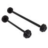 waase Front & Rear Wheel Fork Axle Slider Cap Crash Protector for Suzuki GSX-R 600 750 GSXR600 GSXR750 2006 2007 2008 2009 2010 2011 2012 2013 2014 2015 2016 2017 2018 2019 2020 2021 (Black) view 4