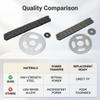 VBESTLIFE Drive Sprocket Chain Combo, Front and Rear Sprocket Chain Replacement, High Power Steel T8F Gear Chain Set for Modified Karts ATVs and Mini Motorcycles view 2