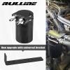 RULLINE Universal 350ml Reservoir Tank Oil Catch Can Tank 0046 Aluminum Polish Baffled Reservoir with Bracket Black view 2