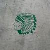 2 Pcs - No Background Decal Stickers of Indian Chief Skull with Tomahawk (Green) Premium Waterproof Vinyl Decal Stickers for Laptop Phone Accessory Helmet Car Window Mug Tuber USCstic540744GR040522 view 2