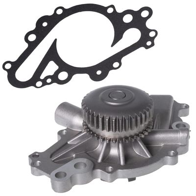 AUQDD AW6217 Professional Water Pump Kit w/Gasket Fit For (Engine V6 2.7L) 2008 2009 2010 Chrysler 300, Sebring /08-10 Dodge Avenger Charger Magnum