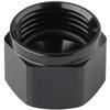 Podavelle 10AN Female Flare Cap Port Plug Block Off Fitting Adapter with Internal O-ring Aluminum Black view 1