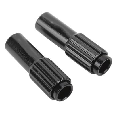 SUNGOOYUE Brake Cable Adjuster Screw, Aluminum Alloy Cable Fine-Tuning Screw, Mid-Speed Adjuster for Road Mountain Bike(Black/Pair)