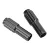 SUNGOOYUE Brake Cable Adjuster Screw, Aluminum Alloy Cable Fine-Tuning Screw, Mid-Speed Adjuster for Road Mountain Bike(Black/Pair) view 2
