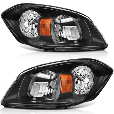 LSAILON Headlight Assembly For Chevrolet Cobalt 2005-2010