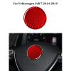 Carbon Fiber Red Stickers Car Accessories Interior Mouldings, for Golf 7 GTI MK7 2013 2014 2015 2016 2017 2018 2019 view 2