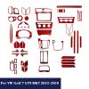 Carbon Fiber Red Stickers Car Accessories Interior Mouldings, for Golf 7 GTI MK7 2013 2014 2015 2016 2017 2018 2019 view 3