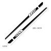 GYWKLCZ 2pcs Car Stickers Auto Side Stripe Decals, for Mercedes Benz W205/W204/W203/C Class/C180/C200/C300/C63/Coupe/C43,Glossy White,China view 3