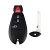 LadyCent 4 Buttons Remote Case Smart Key Shell, for Chrysler, for Jeep, for Dodge view 4