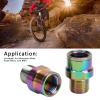 SUNGOOYUE 16mm Pedal Extender, Alloy Cycling Pedals Adapters Pedal Extension Shaft for Mountain Road Bike(Colorful) view 2