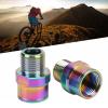 SUNGOOYUE 16mm Pedal Extender, Alloy Cycling Pedals Adapters Pedal Extension Shaft for Mountain Road Bike(Colorful) view 3